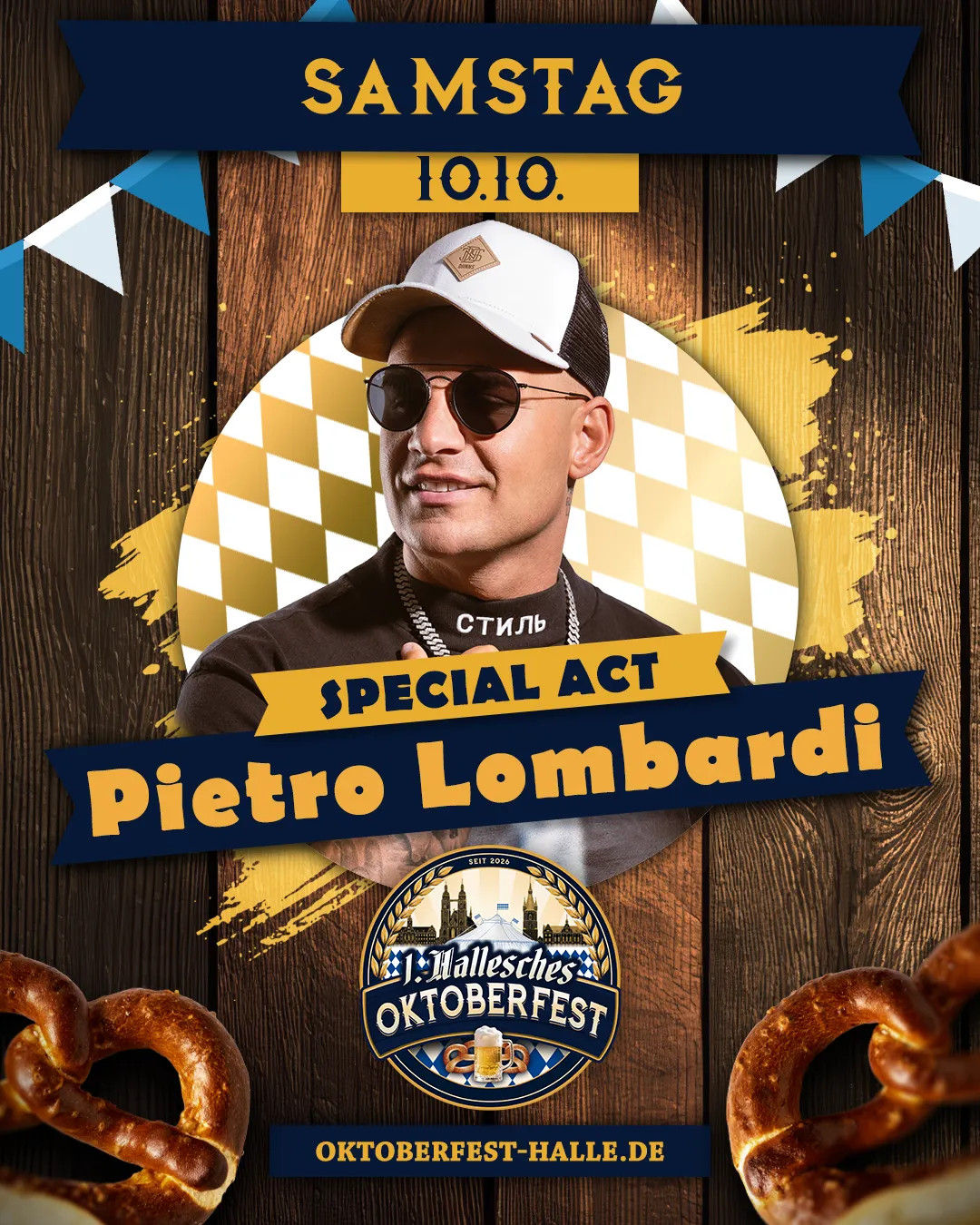 Act-Grafik: Pietro Lombardi — Special Act am Samstag, 10.10.